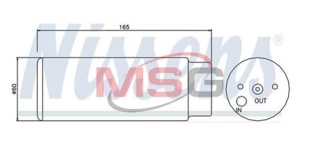 Осушитель кондиционера NISSENS 95380