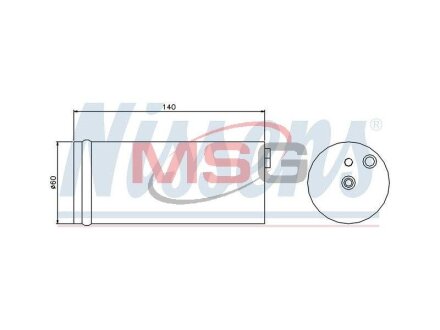 Осушитель кондиционера NISSENS 95405