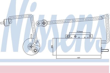 Осушитель кондиционера NISSENS 95410