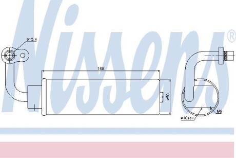Осушитель кондиционера NISSENS 95444