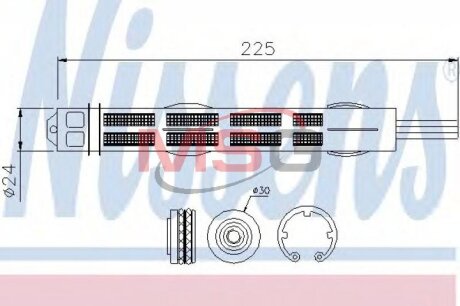 Осушитель кондиционера NISSENS 95455