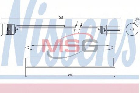 Осушитель кондиционера NISSENS 95466