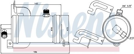 Осушитель кондиционера NISSENS 95474