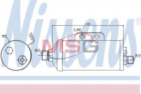 Осушитель кондиционера NISSENS 95482