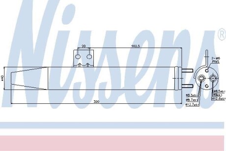 Осушитель кондиционера NISSENS 95484