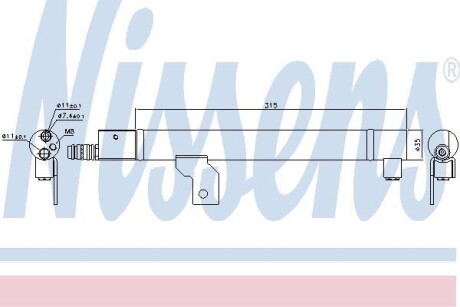 Осушитель кондиционера NISSENS 95491