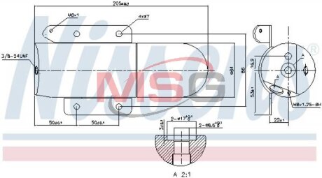 Осушитель кондиционера NISSENS 95507