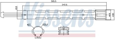 Осушитель кондиционера NISSENS 95514