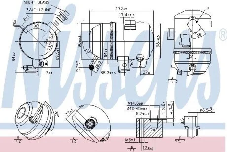 Осушитель кондиционера NISSENS 95520