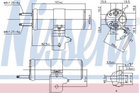 Осушитель кондиционера NISSENS 95568