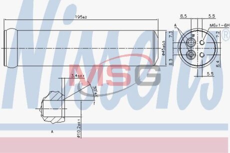 Осушитель кондиционера NISSENS 95569