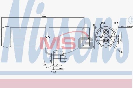 Осушитель кондиционера NISSENS 95587