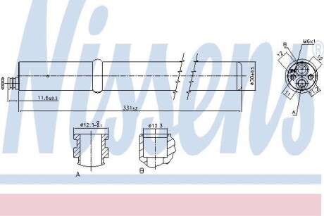 Осушитель кондиционера NISSENS 95589