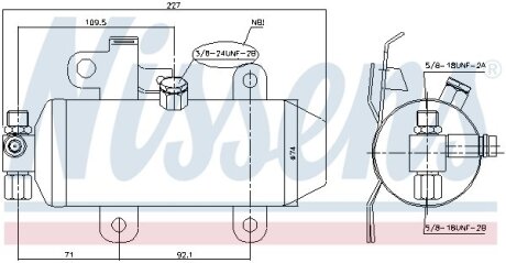 Осушитель кондиционера NISSENS 95604