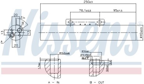 Осушитель кондиционера NISSENS 95621