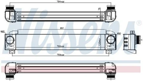 Интеркулер NISSENS 96091