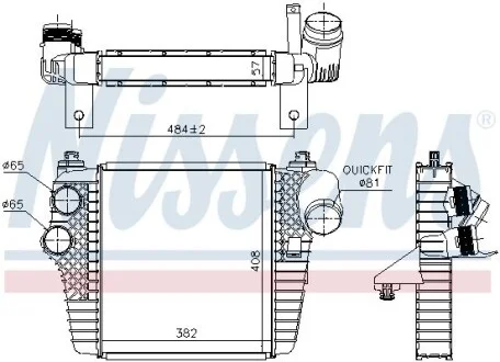 Интеркулер NISSENS 961203
