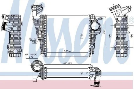 Интеркулер NISSENS 961435