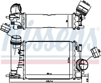 Интеркулер NISSENS 961521