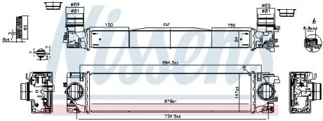 Интеркулер NISSENS 961541