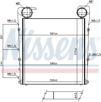 Интеркулер NISSENS 961552