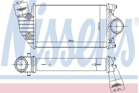 Интеркулер NISSENS 96174