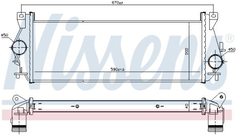 Интеркулер NISSENS 96199
