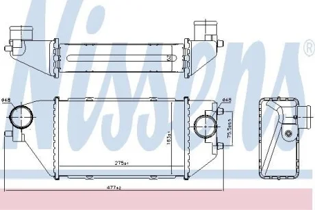 Интеркулер NISSENS 96231