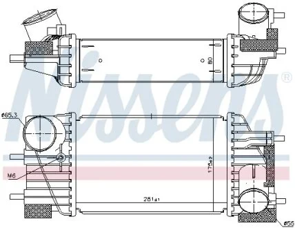 Интеркулер NISSENS 96360