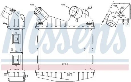Интеркулер NISSENS 96499