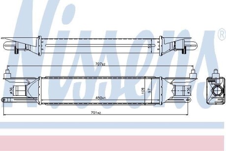 Интеркулер NISSENS 96500