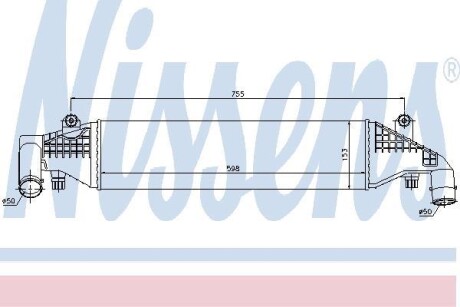 Интеркулер NISSENS 96532