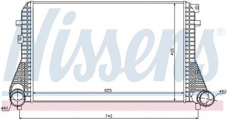 Радиатор интеркулера NISSENS 96542