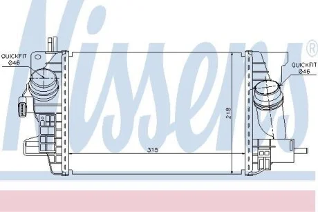 Интеркулер NISSENS 96574