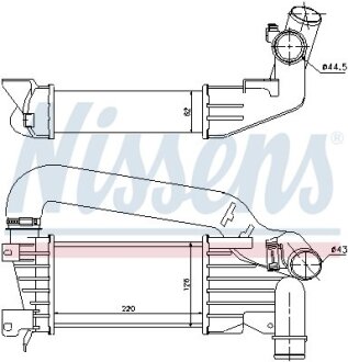 Интеркулер NISSENS 96592