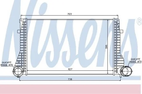 Интеркулер NISSENS 96633