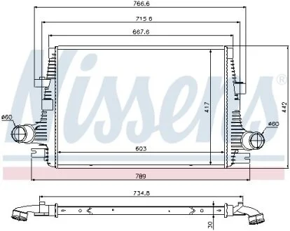 Интеркулер NISSENS 96644