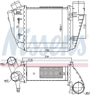 Интеркулер NISSENS 96678