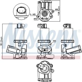 Клапан EGR NISSENS 98175