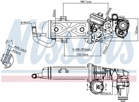 Клапан рециркуляции ВГ (EGR) First Fit NISSENS 98178