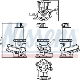 Клапан EGR NISSENS 98210