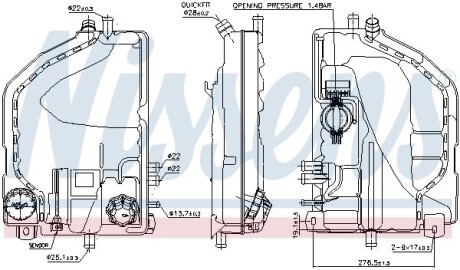 Бачок расширительный NISSENS 996022