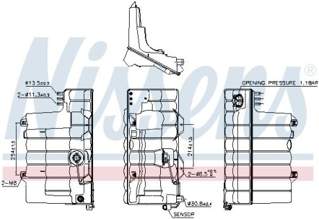 Бачок расширительный NISSENS 996037