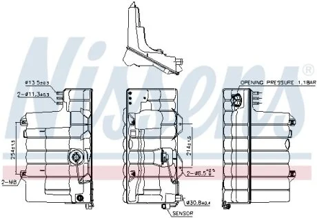 Бачок расширительный NISSENS 996037