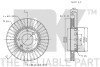 Тормозной диск передний вентилируемый NK 203511 (фото 3)