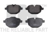 Тормозные колодки дисковые, комплект NK 221545 (фото 1)