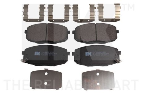 Колодки гальмівні дискові, комплект NK 223533