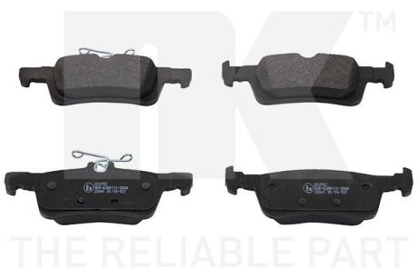 Гальмівні дискові колодки, комплект NK 223755