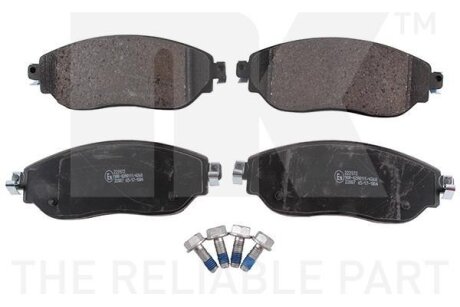 Гальмівні дискові колодки, комплект NK 223972