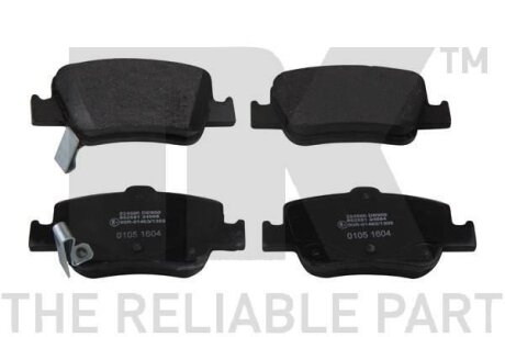 Гальмівні дискові колодки, комплект NK 224586